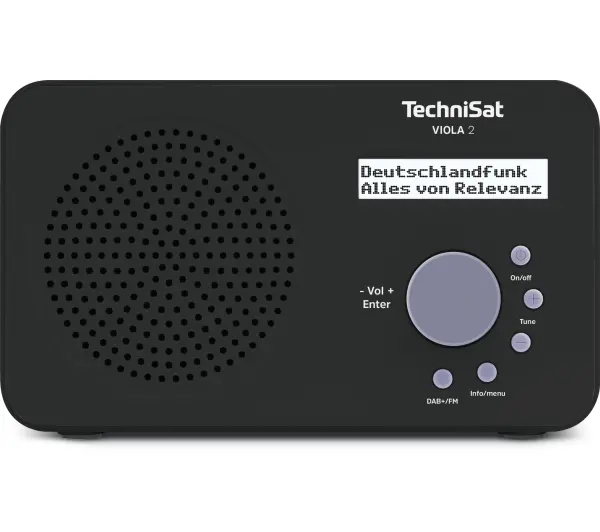 TechniSat VIOLA 2 Radio FM DAB+ Czarny