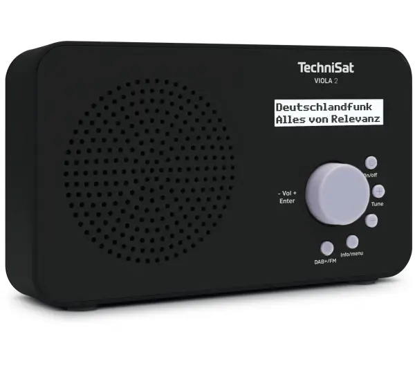 TechniSat VIOLA 2 Radio FM DAB+ Czarny