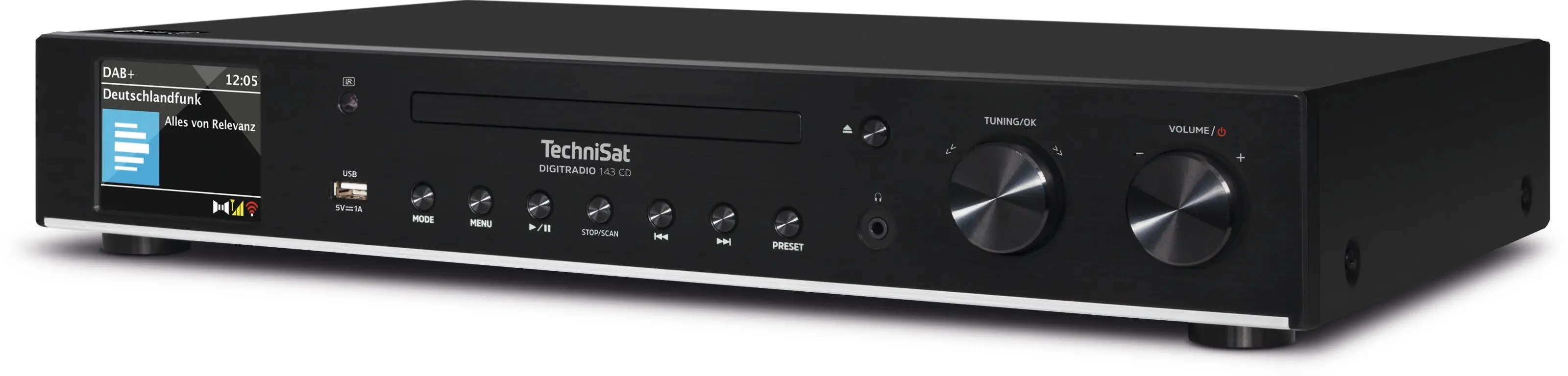 фото CD-ресивер TechniSat DigitRadio 143 CD V3D Black