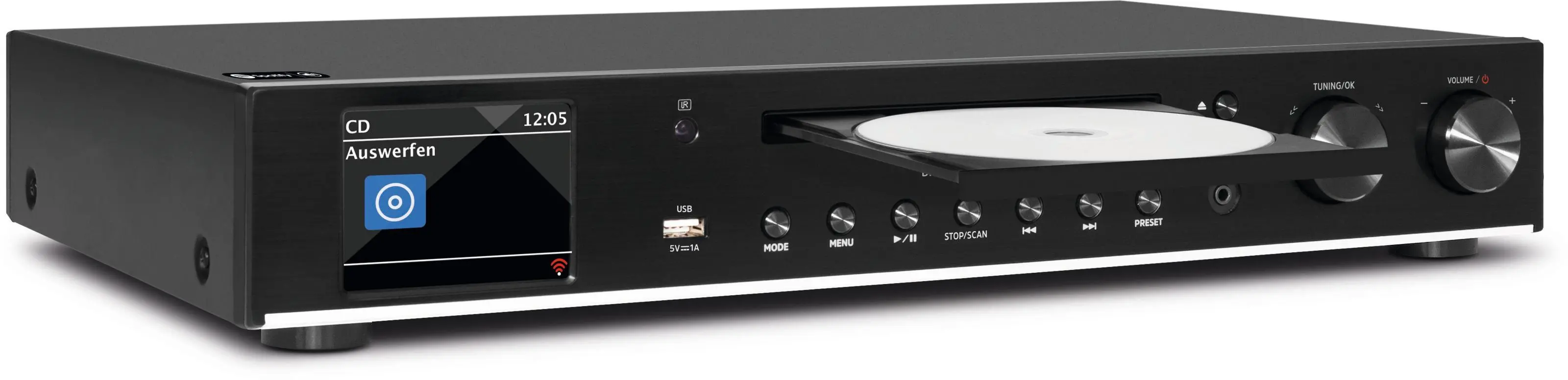 фото CD-ресивер TechniSat DigitRadio 143 CD V3D Black