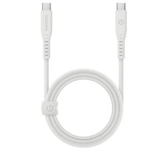 Kabel Energea Flow USB-C - USB-C 1,5m 240W 5A PD Fast Charge Biały
