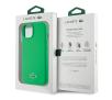 Etui Lacoste LCHMP15SSLON Hardcase Silicone MagSafe do iPhone 15 Zielony