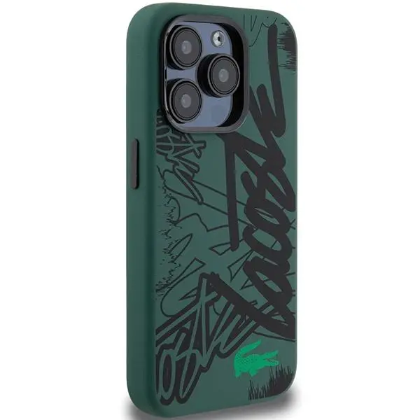 Etui Lacoste LCHCP15LGRAK Hardcase Silicone Graffiti do iPhone 15