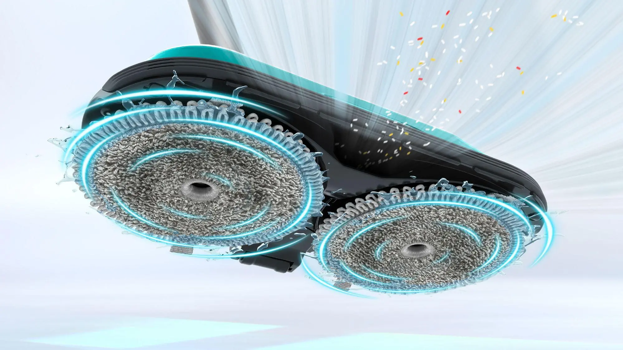 Odkurzacz Bosch Unlimited 7 ProHygienic Aqua BCS71HYG3 40min Funkcja mycia Wymienny akumulator Mini elektroszczotka