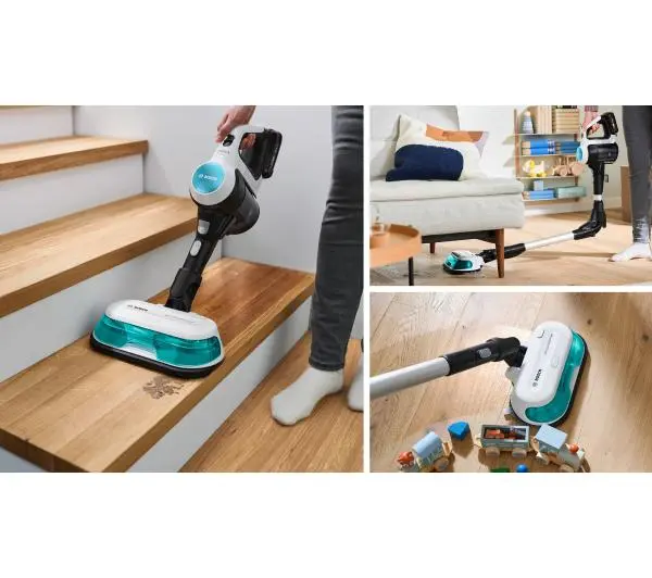 Bosch Unlimited 7 ProHygienic Aqua BCS71HYG3 40min Funkcja mycia Wymienny akumulator Mini elektroszczotka - Kup na Raty - RRSO 0%