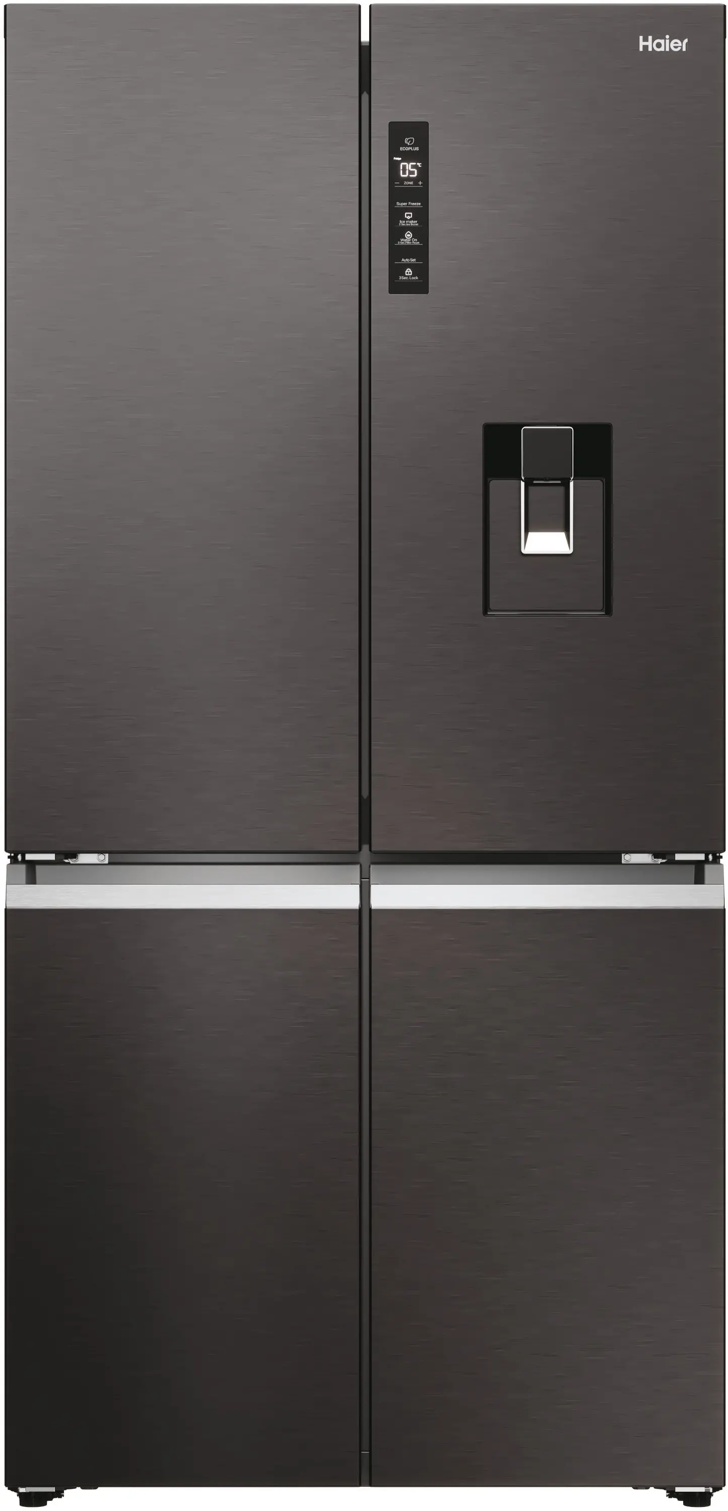 Lodówka Haier HCR79F19EHMD Pełny No Frost 190,5cm Dystrybutor wody Zdalne sterowanie Dark inox