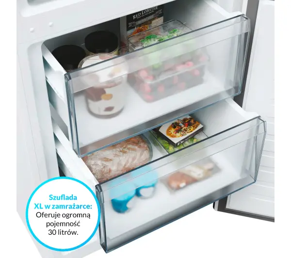 Candy Fresco 300 CNCQ2T620EW Pełny No Frost 205cm Komora świeżości Biały - Kup na Raty - RRSO 0%