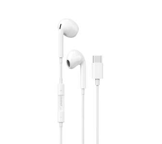 Słuchawki przewodowe Dudao X14PROT USB-C Douszne Biały