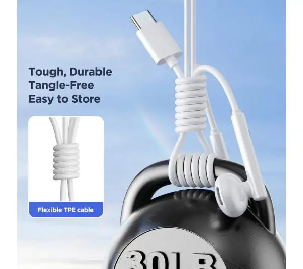 Joyroom JR-EC05 USB-C Douszne Biały