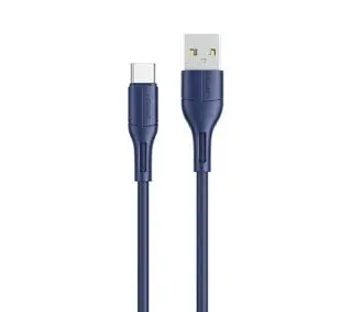USAMS U68 USB-C 2A Fast Charge SJ501USB03 1m Niebieski