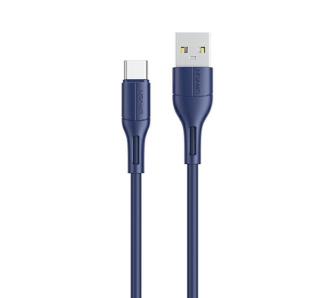 Kabel USAMS U68 USB-C 2A Fast Charge SJ501USB03 1m Niebieski