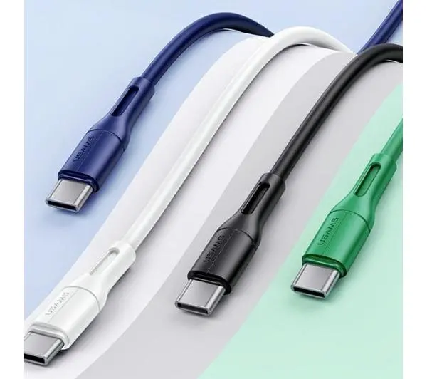 USAMS U68 USB-C 2A Fast Charge SJ501USB03 1m Niebieski