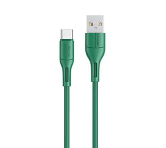Kabel USAMS U68 USB-C 2A Fast Charge SJ501USB04 1m Zielony