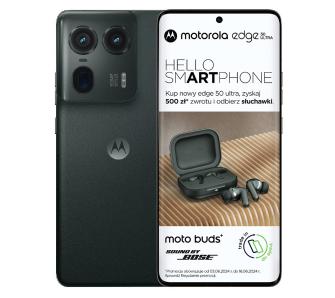 Smartfon Motorola edge 50 ultra 16GB/1TB 6,7" 144Hz 50Mpix Czarny Skóra Wegańska
