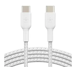 Belkin USB-C do USB-C 2.0 PowerDelivery 2szt 1m Biały