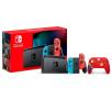 Konsola Nintendo Switch Joy-Con v2 (czerwono-niebieski) + pad PowerA Enhanced Mario Joy