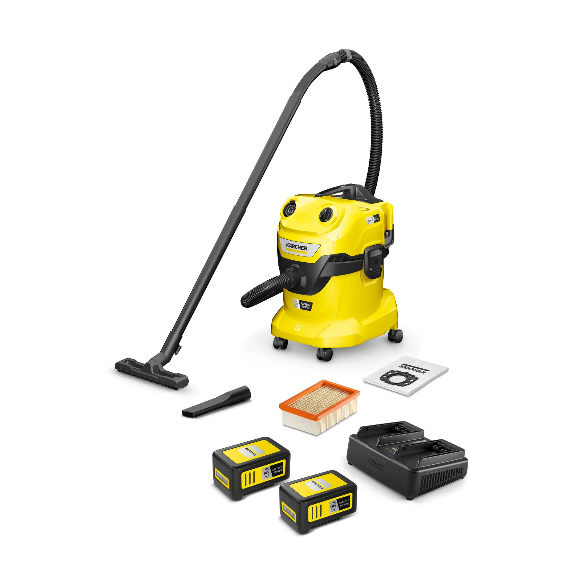 Odkurzacz Karcher WD 4-18 Dual Battery 1.628-601.0 380W
