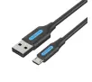 Kabel Vention COLBD 3A USB 2.0 A do microUSB 0,5m Czarny