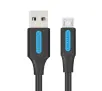 Kabel Vention COLBD 3A USB 2.0 A do microUSB 0,5m Czarny