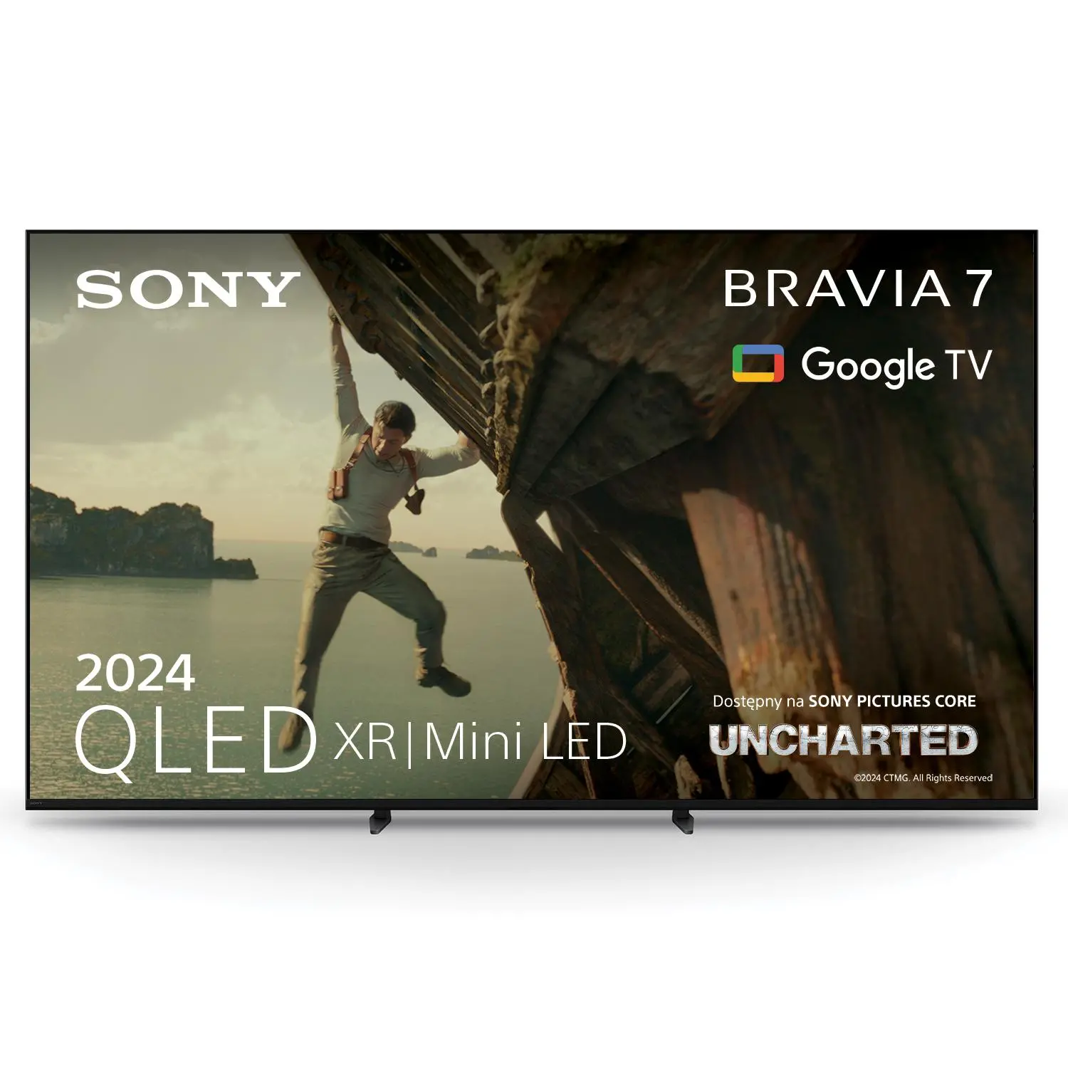 Telewizor Sony BRAVIA 7 K-65XR70 65" QLED 4K Mini LED 120Hz Google TV Dolby Vision Dolby Atmos HDMI 2.1 DVB-T2