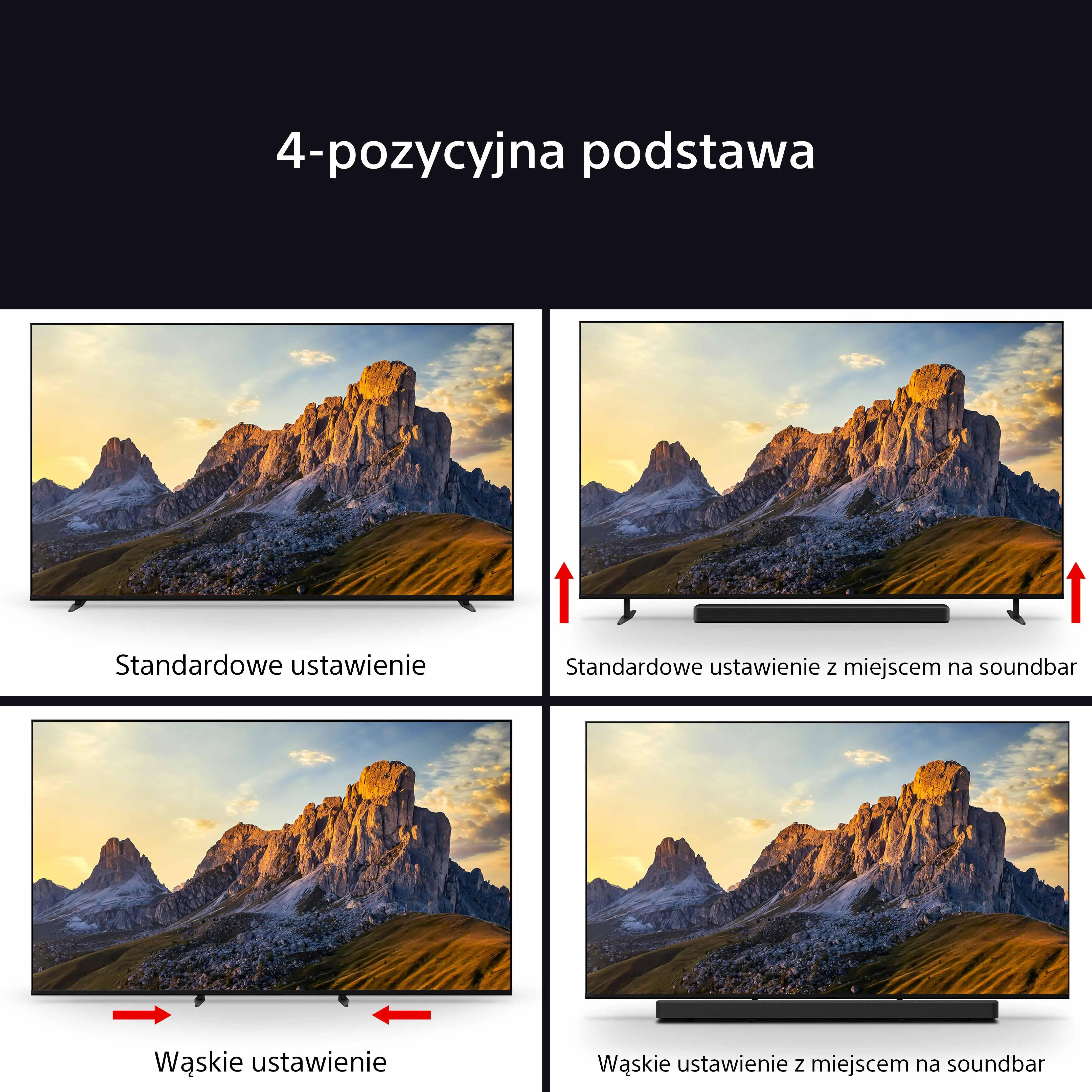 Telewizor Sony BRAVIA 7 K-65XR70 65" QLED 4K Mini LED 120Hz Google TV Dolby Vision Dolby Atmos HDMI 2.1 DVB-T2