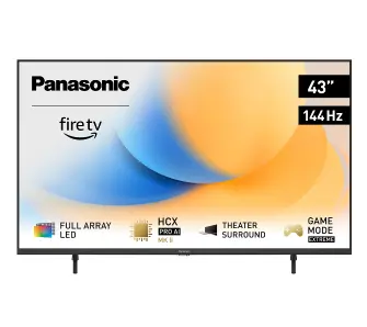 Telewizor Panasonic TV-43W90AEG 43" LED 4K 144Hz Smart TV Dolby Vision IQ Dolby Atmos HDMI 2.1 DVB-T2