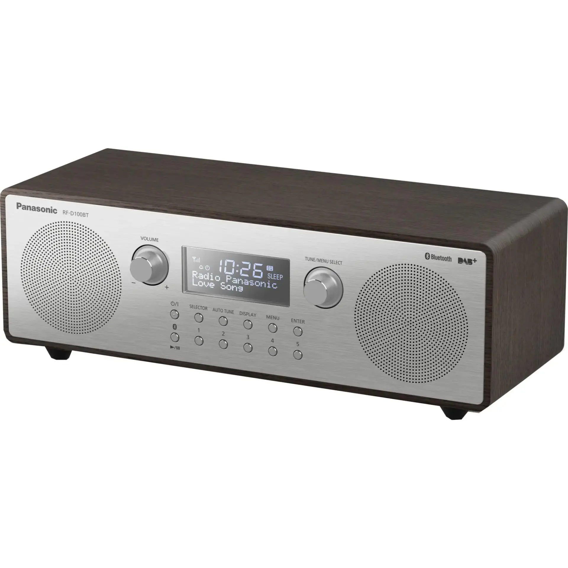 Radioodbiornik Panasonic RF-D100BTEGT Radio FM , DAB+ Bluetooth Srebrny