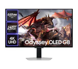Samsung Odyssey OLED G8 S32DG802SU 32" 4K OLED 240Hz 0,03ms Gamingowy - Kup na Raty - RRSO 0%