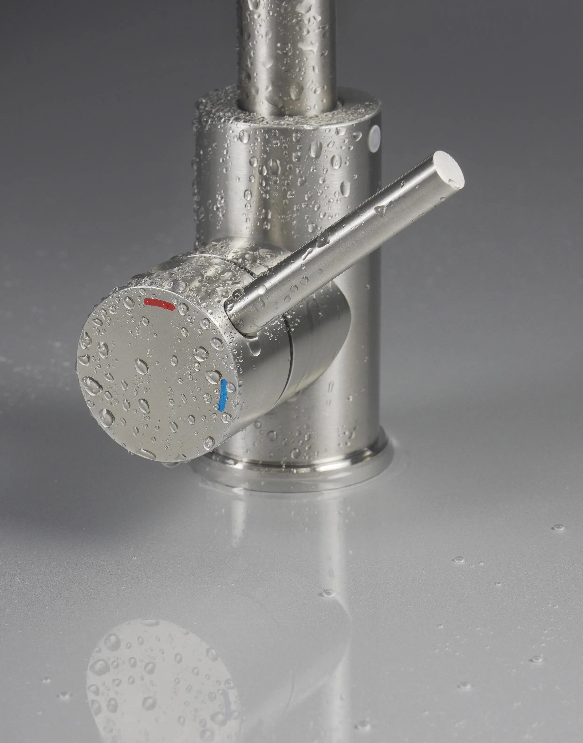 Bateria Deante Luno BOC_5740 Stal/Beżowy