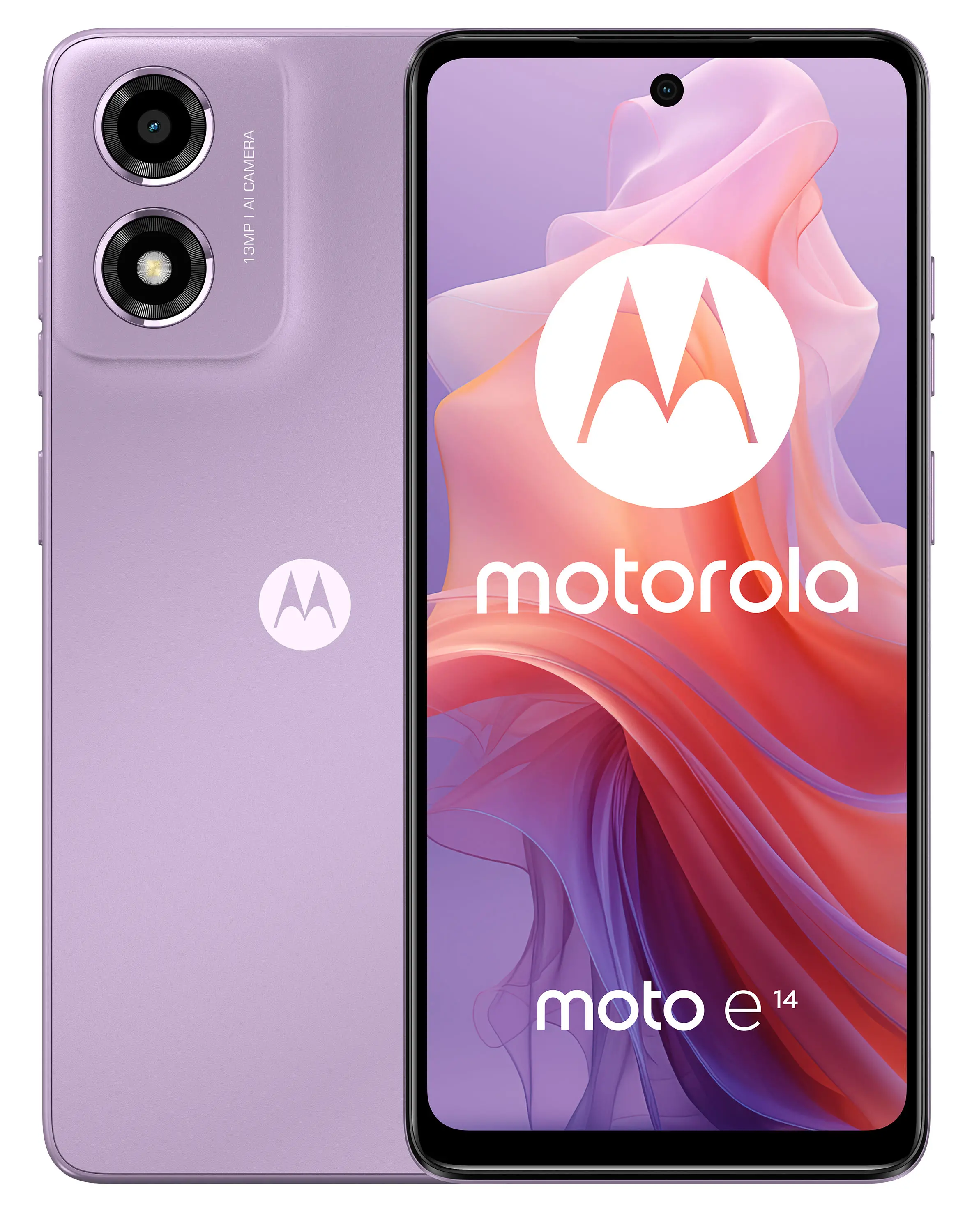 Smartfon Motorola moto e14 2/64GB 6,56" 90Hz 13Mpx Fioletowy