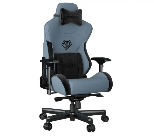 Anda Seat T-Pro 2 XL Gamingowy do 200kg Tkanina Niebieski - Kup na Raty - RRSO 0%
