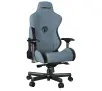 Fotel Anda Seat T-Pro 2 XL Gamingowy do 200kg Tkanina Niebieski