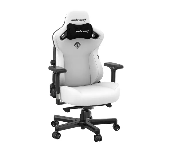 Anda Seat Kaiser 3 XL Gamingowy do 200kg Skóra ECO Biały - Kup na Raty - RRSO 0%