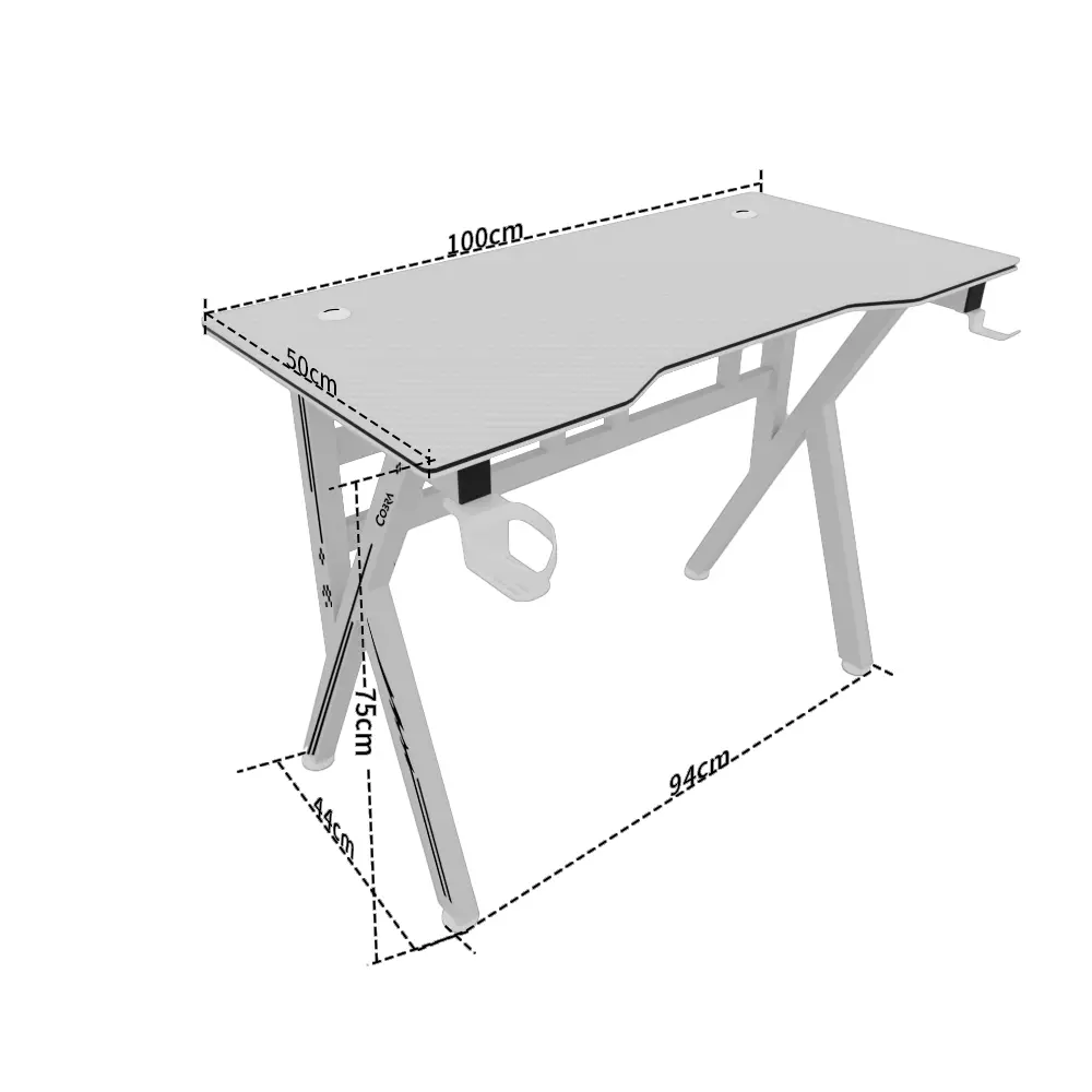 фото Геймерський ігровий стіл Cobra CR2010WH
