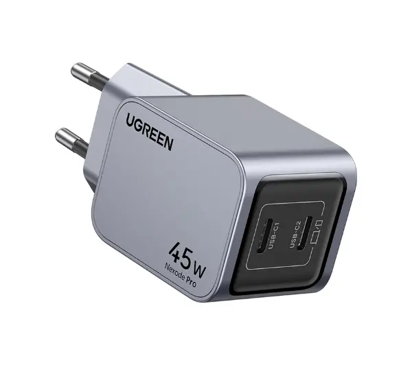 UGREEN 35008 Nexode Pro 45W 2x USB-C Szary