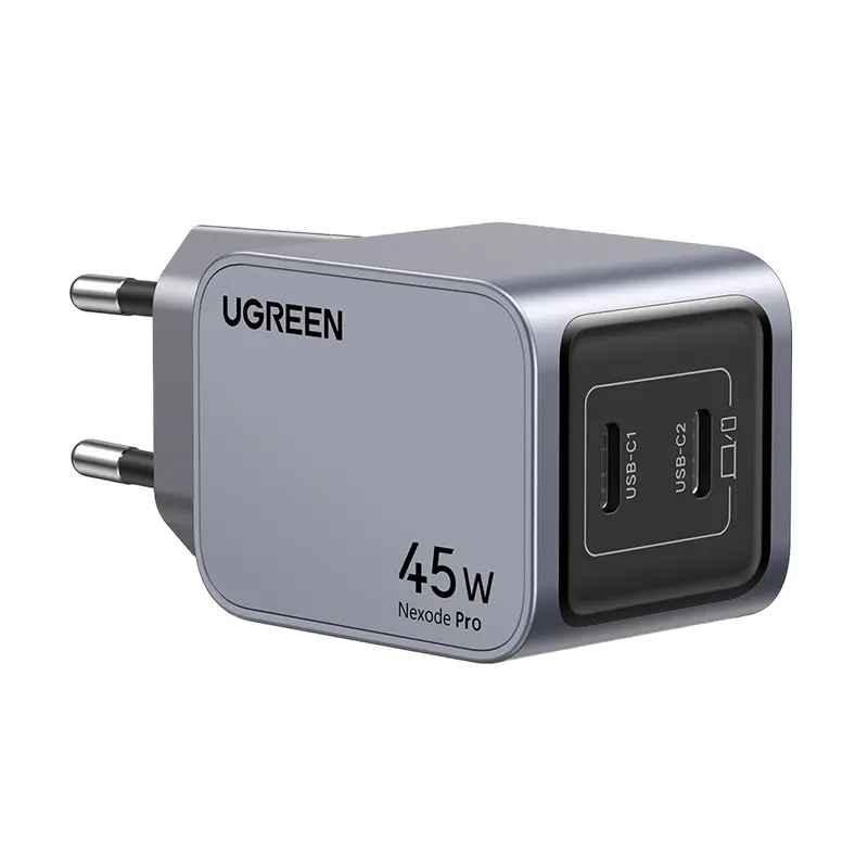 Ładowarka sieciowa UGREEN 35008 Nexode Pro 45W 2x USB-C Szary