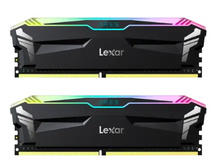 Pamięć RAM Lexar Ares RGB DDR4 16GB (2 x 8GB) 3600 CL18 Czarny