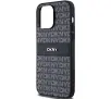 Etui DKNY Leather Mono Stripe & Metal Logo do iPhone 14 Pro Czarny