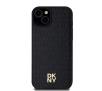 Etui DKNY Hardcase Leather Pattern Metal Logo MagSafe DKHMP15SPSHRPSK do iPhone 15 Czarny