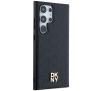 Etui DKNY Leather Pattern Metal Logo MagSafe do Samsung Galaxy S24 Ultra Czarny