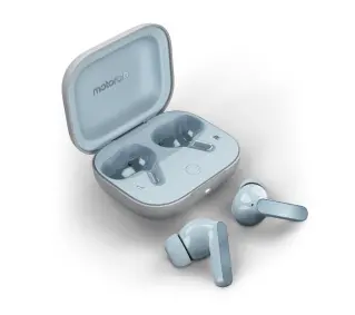 Motorola Moto Buds Dokanałowe Bluetooth 5.3 Glacier Blue