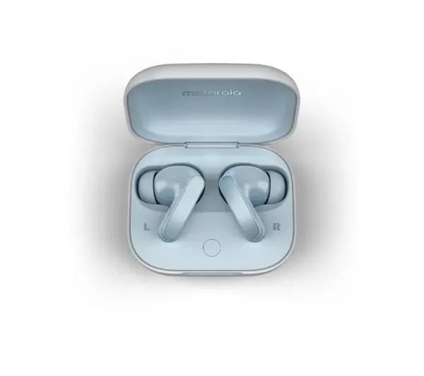 Motorola Moto Buds Dokanałowe Bluetooth 5.3 Glacier Blue