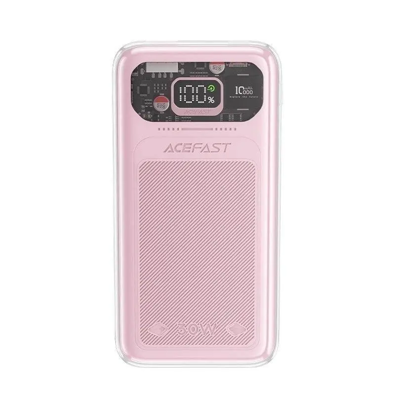 Powerbank Acefast Sparkling 10000mAh 30W Różowy