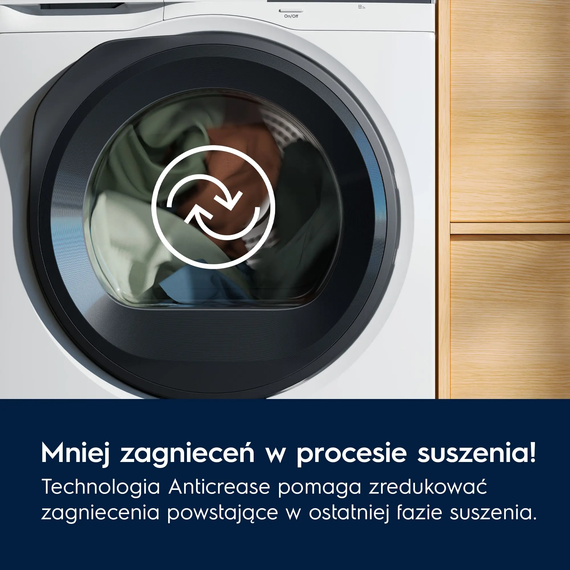 Suszarka Electrolux 600 SensiCare EW6D297GP 63,6cm 9kg