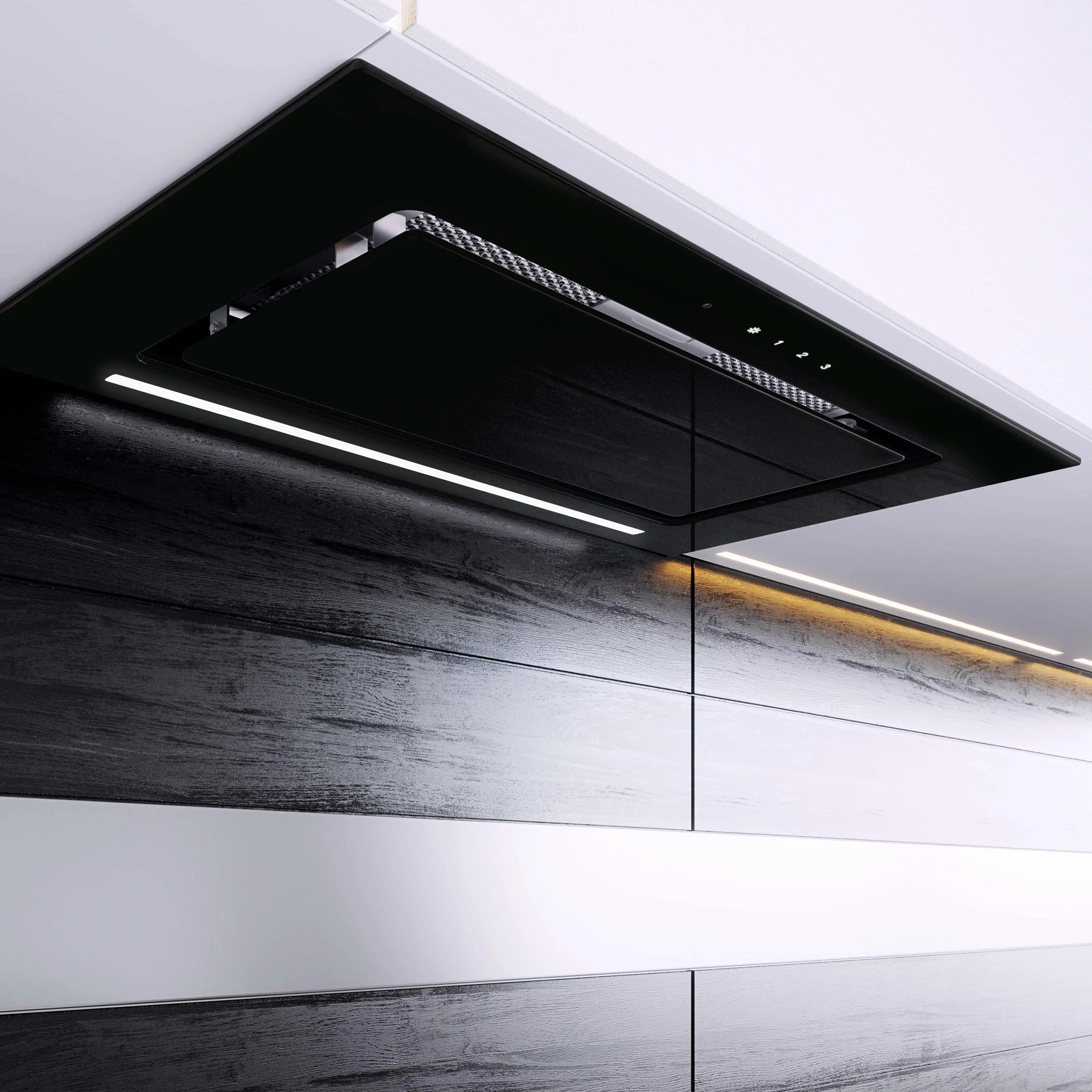 фото Витяжка вбудована SeeNERGY B-IN Line Vetro 52 Black