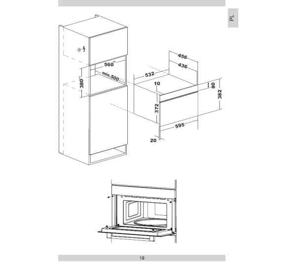 Amica AMMB34E1GVB Grill - Kup na Raty - RRSO 0%