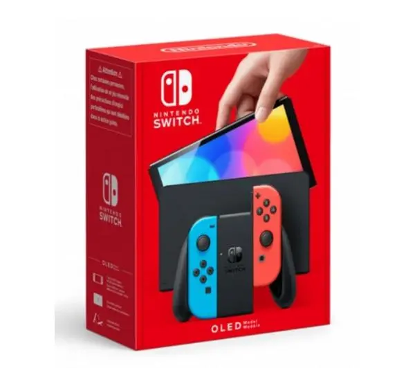 Nintendo Switch OLED Czerwono-niebieski	 + The Legend of Zelda Tears of the Kingdom - Kup na Raty - RRSO 0%
