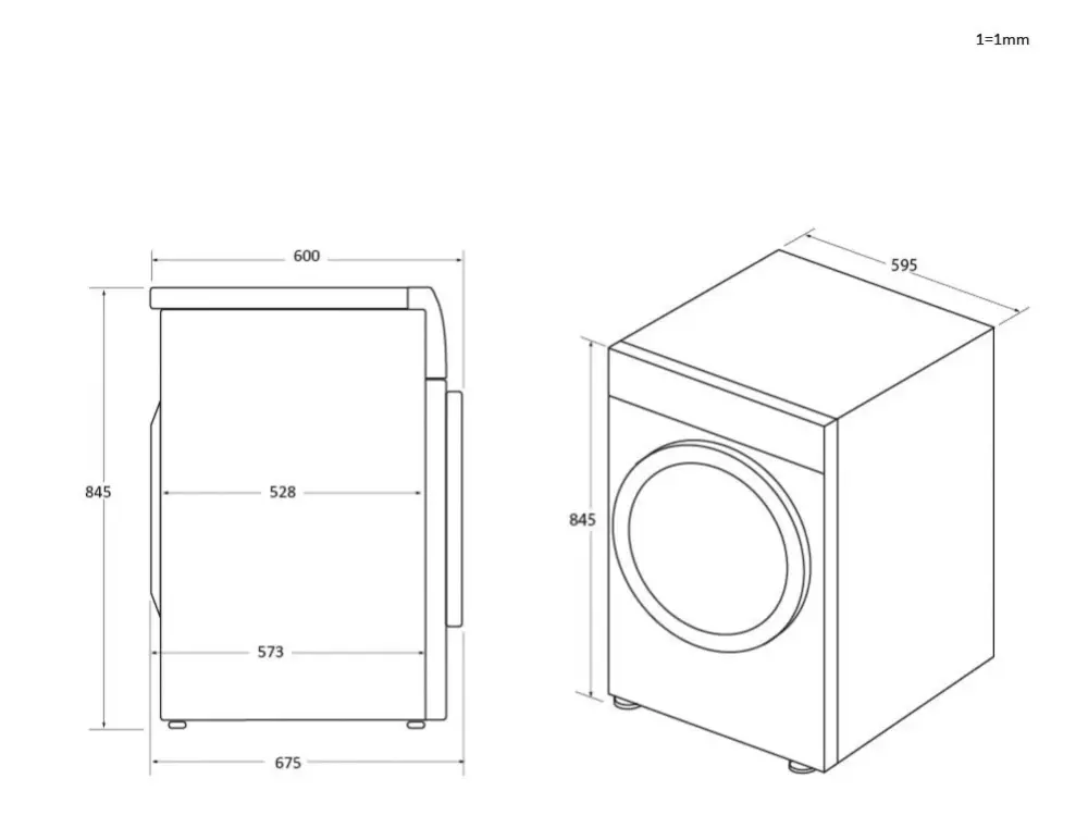 Suszarka Haier I-Pro 7 HD90-A2979N-S 58cm 9kg