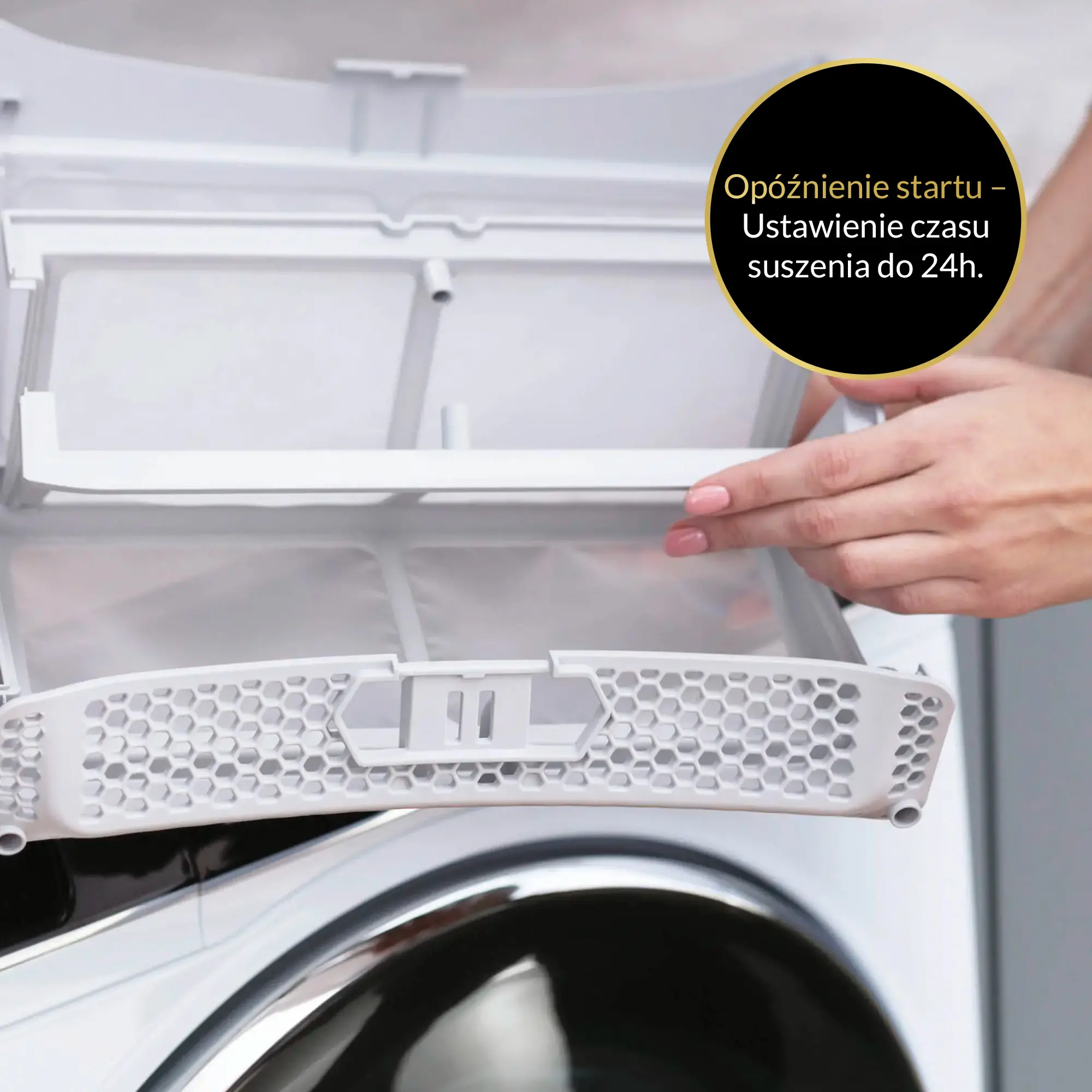 Suszarka Haier I-Pro 7 HD90-A2979N-S 58cm 9kg