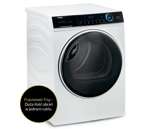Haier I-Pro 7 HD90-A2979N-S 58cm 9kg - TRZECI -55%, ALBO 5-TY ZA 1ZŁ - Kup na Raty - RRSO 0%